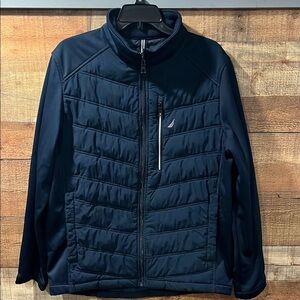 Nautica Mix Media Men's Navy Jacket size medium